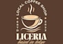design modern coffee and tea shop logo
